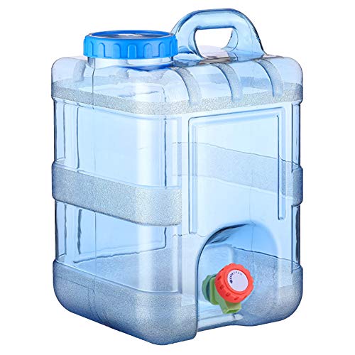 Umikk 7,5 – 22 l de agua para camping, depósito de agua con grifo, bidón portátil de agua potable, depósito de agua para camping con asas, bidón de agua libre de BPA, para viajes al aire libre, hogar,