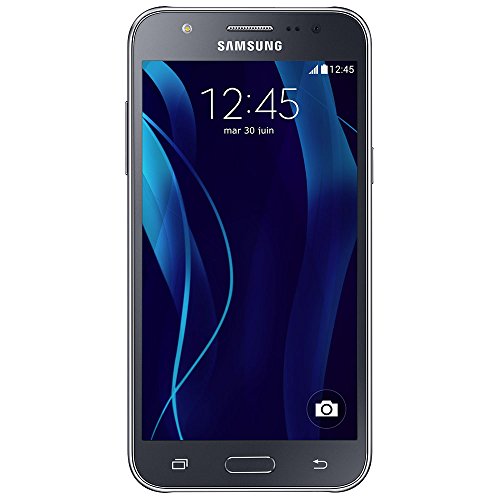 Samsung Galaxy J5 - Smartphone Libre Android (Pantalla 5', cámara 13 MP, 8 GB, Quad-Core 1.2 GHz, 1.5 GB RAM), Negro- Versión Extranjera