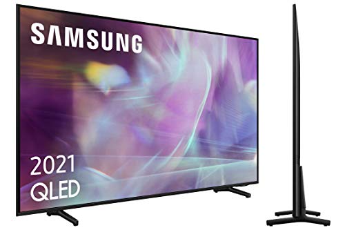 Samsung QLED 4K 2021 43Q60A - Smart TV de 43' con Resolución 4K UHD, Procesador 4K, Quantum HDR10+, Motion Xcelerator, OTS Lite y Alexa Integrada, Color Negro