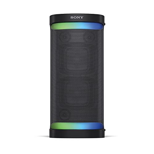 Sony SRS-XP700 - Altavoz Bluetooth con sonido omnidireccional para fiestas, iluminación y batería de 25 h (IPX4, Mega Bass, función de Carga rápida, Party Connect) Negro