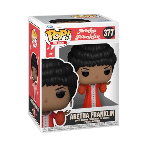 Funko Pop! Rocks: Aretha Franklin - (AW Show) - Figura de Vinilo Coleccionable - Idea de Regalo- Mercancia Oficial - Juguetes para Niños y Adultos - Music Fans - Muñeco para Coleccionistas