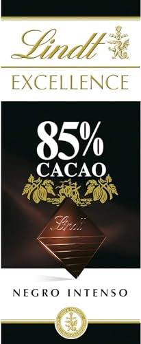 Lindt Chocolate EXCELLENCE 85%, tableta de chocolate puro, chocolate negro aromático, extrafino, intenso y equilibrado