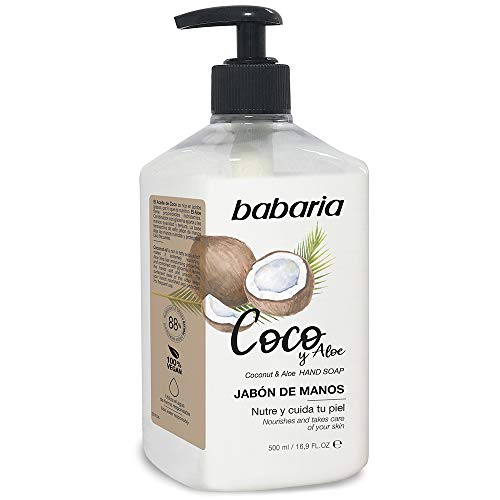Babaria - Jabón De Manos de Coco&Aloe, 500 ml