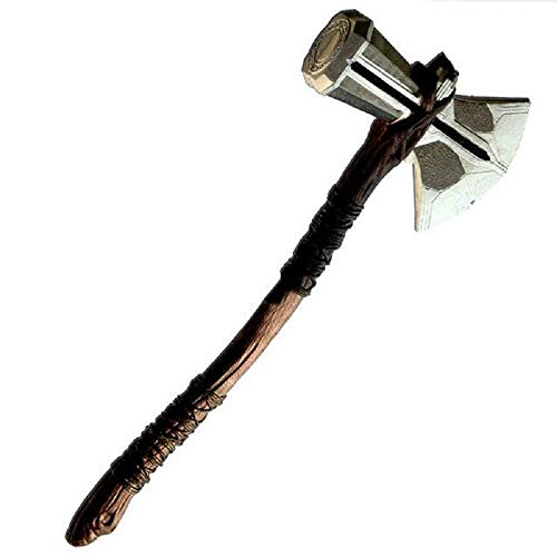 Lonme Martillo de Hacha de Thor Cosplay Prop 72cm Thor's Axe Hammer Kids Toys Thor Storm Breaker Prop Axe Boys Brithdays Gift