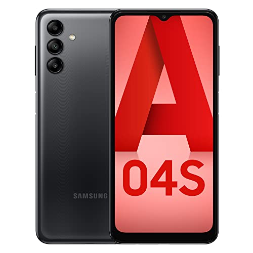 Samsung Galaxy A04S, libre, teléfono móvil 4G, 6,5 pulgadas, 32 GB, tarjeta SIM no incluida, Android, versión francesa, negro