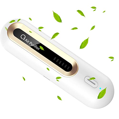 Mini USB Desodorante de Refrigerador - Generador de Ozono O3 Ambientador Nevera - Eliminador de Olores Frigorifico, Purificador de Aire de Espacios Pequeños para Nevera, Coche, Zapatero, Armario