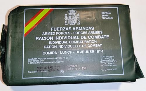 Spanish Army Ready-to-Eat Meal Ration MRE Combat Food Spain Military Emergency