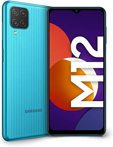 SAMSUNG Galaxy M12 Smartphone Dual SIM Android Teléfono Móvil Verde [Exclusivo de Amazon]