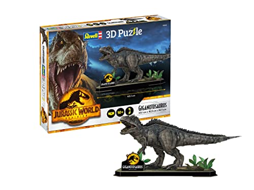Revell 00240 Jurassic World-Rompecabezas 3D Giganotosaurus, Multicolor