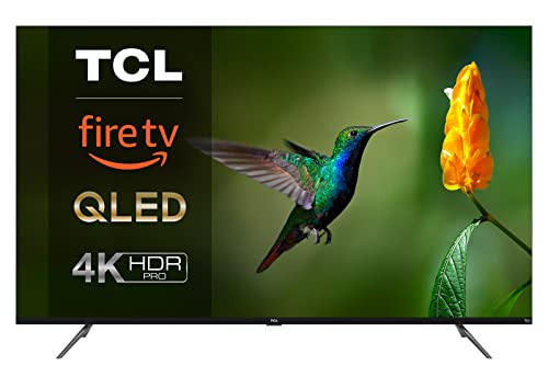 TCL 50CF630 126cm (50 pulgadas) QLED Fire TV (4K Ultra HD, HDR 10+, Dolby Vision & Atmos, Smart TV, Game Master, 60Hz Motion clarity, Press & Ask Alexa), Negro