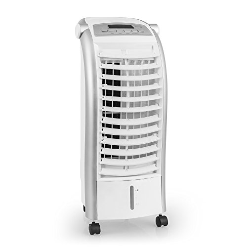 TROTEC 1210003001 Climatizador Air Cooler PAE 25. Refresca el aire con una práctica función de ventilación, Funcionamiento silencioso, Pantalla LED, incluido Cable alargador de PVC 5 m