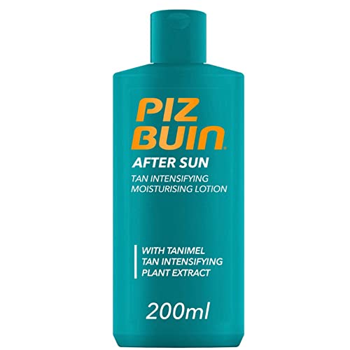 PIZ BUIN After Sun Loción Corporal Hidratante con Aloe Vera, con Efecto Calmante y Refrescante, 200 ml