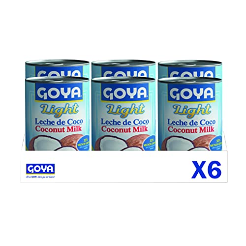 Goya Leche De Coco Light - 6 Unidades x 400 Gramos