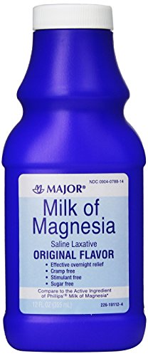 Major Milk of Magnesia 12 onzas líquidas