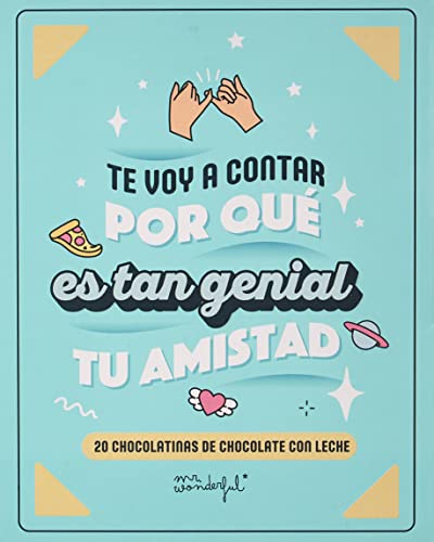 Mr. Wonderful, Papel y Chocolate sin Gluten, Multicolor, Estándar