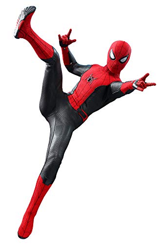 Hot Toys Spider-Man (Traje Mejorado) Figura de acción Coleccionable de sexta Escala 1/6 película Maestra Serie MMS542 lejos del hogar, HT904867