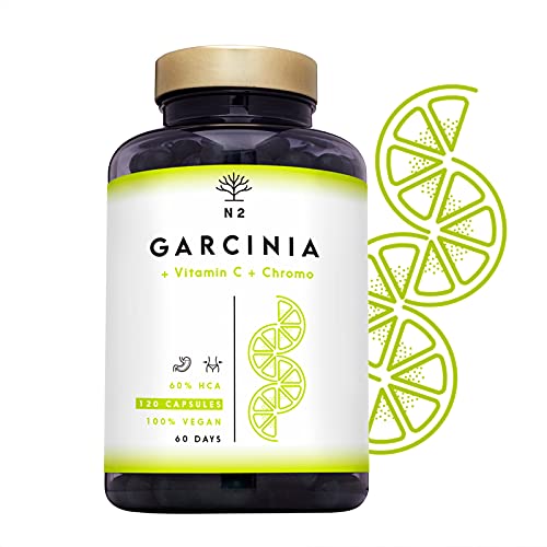 N2 Natural Nutrition, Garcinia + Vitamine C Chromo, 120 Capsulas