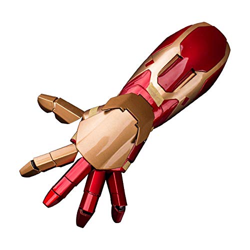 Action Figure Iron Man MK42 1: 1 Usable Brazo Y Guantes Modelo De Juguete - Regalos De Cumpleaños para Niños Left Arm