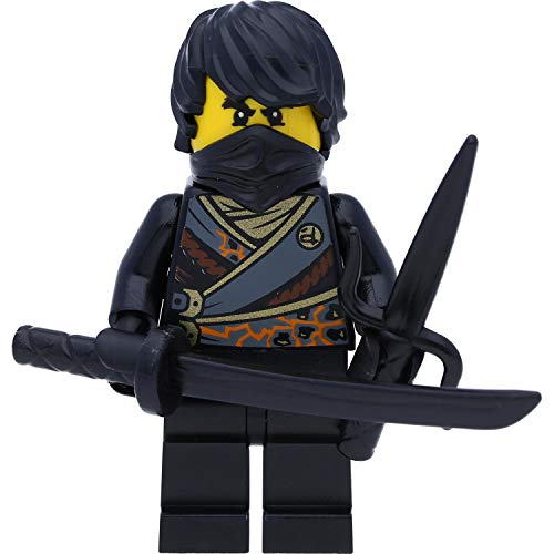 LEGO Ninjago - Figura de Cole (Techno Robe) con espadas (EIN Neustar / Rebooted)
