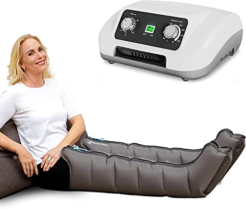 Venen Engel 6 aparato de masajes con botas para las piernas, 6 cámaras de aire, presión y tiempo fácilmente configurables