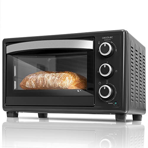 Cecotec Horno Sobremesa Eléctrico Bake'n Toast 550. 1500 W, Capacidad 23 L, 3 Modos, Temporizador hasta 60 minutos, Temperatura regulable hasta 230ºc