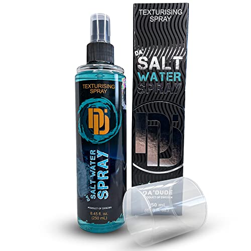 Da'Dude Da Salt Water Spray, Agua de Mar Pelo Activador De Rizos para Hombres y Mujeres, Revolucionario Voluminizador Cabello para Aumentar tus Rizos, Conseguir Volumen o Textura Rápido y Fácil!