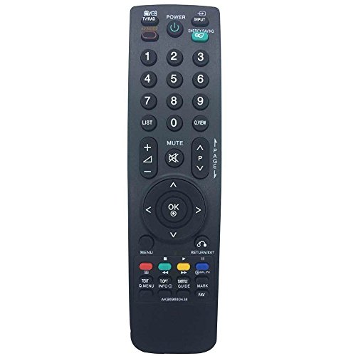 allimity TV Reemplace el control remoto AKB69680438 apto para LG 26LH2000 37LH2000 32LH2000 42LH2000 32LD320NZA 42LH3000 32LD320ZA 32LD340 32LD325 32LD340ZA LCD LED TV