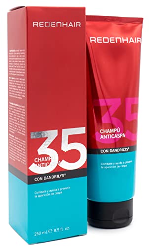 Redenhair - Champú Anticaspa sin Sulfatos - Reduce Caspa y Hidrata - Para Hombres y Mujeres - Limpieza Profunda - 250 ml