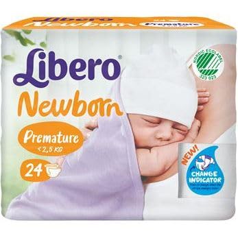 Pannolino A Mutandina Libero Touch Per Bambini Prematuri Fino a 2,5 Kg 24 Pezzi
