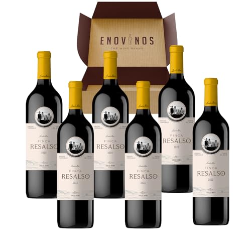 Vino Finca Resalso - x6 Botellas Vino Tinto Pesquera de Duero 100% Tempranillo 75 cl - Mejor Selección ENOVINOS