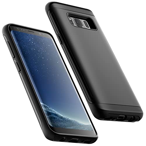 JETech Funda Antigolpes para Samsung Galaxy S8 (NO para S8 Plus +), Carcasa Doble Capa Protectora Absorción de Choque (Negro)