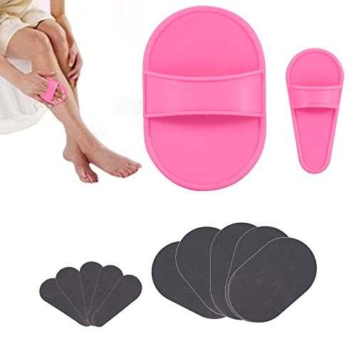 Painless Hair Removal Sponge New Portable Body Depilation,Refill Pads for Hair Remover Buffer,Depilatory Sanding Device Hair,Physical Hair Removal Tool Depilation Tool