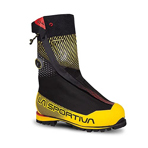 La Sportiva G2 EVO, Botas de montaña Unisex Adulto, Black/Yellow, 42 EU