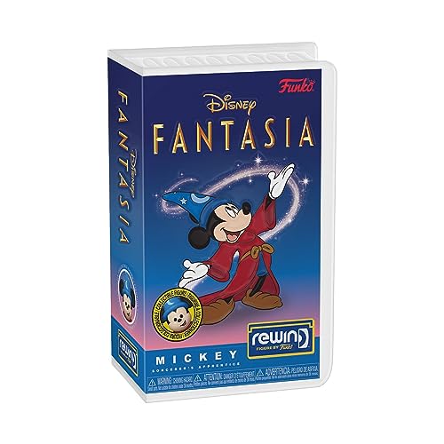 Funko Rewind: Fantasia - Mickey hechicero con persecución (los Estilos Pueden Variar)