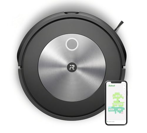 iRobot Robot Aspirador con conexión Wi-Fi Roomba® j7 con Dos cepillos de Goma multisuperficie - Ideal para Mascotas - Aprende, mapea y se Adapta a tu hogar - Detección y evitación de Objetos