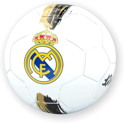 R ROGER'S Balón Real Madrid Escudo Color - Talla 5