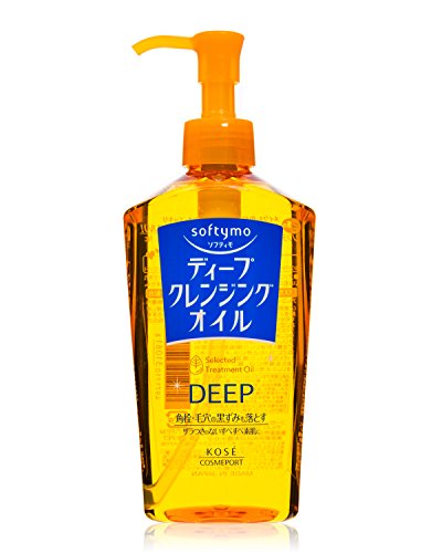 Kose Softymo Aceite de Limpieza Profunda para Limpiar los Poros Profundos y Desmaquillar - 230 ml