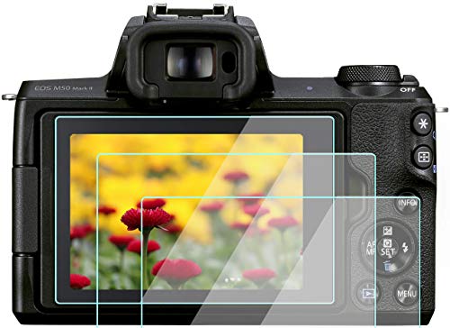 Komet Canon EOS M50 M100 M6 - Protector de pantalla táctil para Canon EOS M50, M100 y M6 cámara (3 unidades)