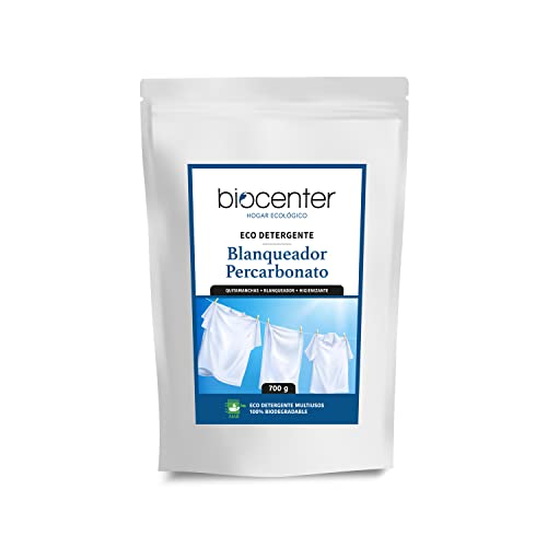 BIOCENTER - Percarbonato puro y certificado ecológico - Blanqueador natural para la ropa, Quitamanchas, Higienizante -100% biodegradable