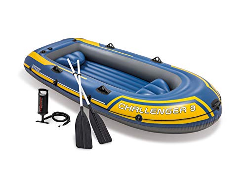 Intex 68370NP - Barca Hinchable Challenger 3 con Remos 295 x 137 x 43 cm