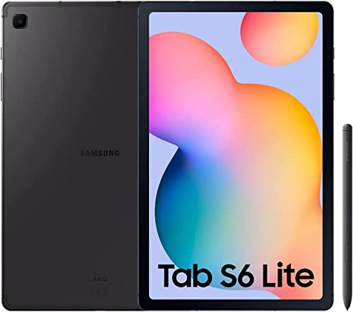 Samsung Galaxy Tab S6 Lite - Tablet de 10.4” (Procesador Qualcomm Snapdragon 720G, 4 GB RAM, 128GB Almacenamiento, Wifi, Android 12) Gris - Versión española