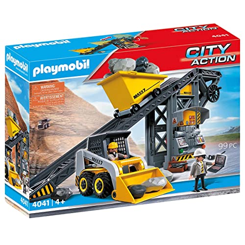Playmobil 4041 - Cinta Transportadora con Mini Excavadora