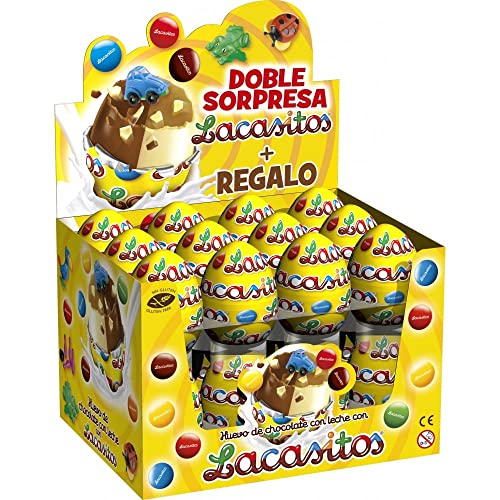 Huevo de Lacasitos -24 uds - Chocolate + sorpresa