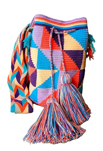 Wayuu Bag | Bolso cruzado | Bolso de verano, Colores ácidos