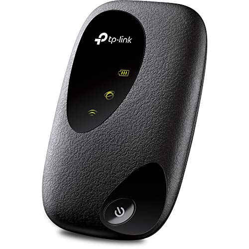 TP-Link Router 4G móvil Wifi MiFi 4G(Cat4), Batería grande de 2000 mAh para 8 horas de uso, WiFi de 150 Mbps, Ganador Premio Red Dot, hasta 10 dispositivos simultáneamente, Control de tráfico(M7200)