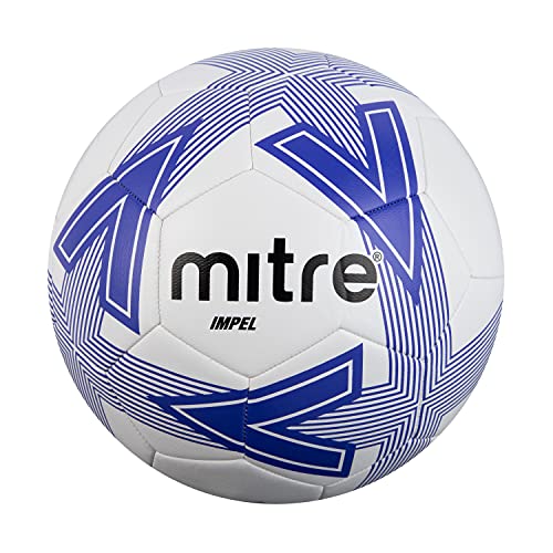 Balón de fútbol Mitre Impel, Blanco/Dazzling Blue/Negro, 5