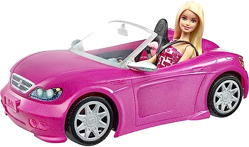 Barbie y su coche descapotable muñeca con coche (Mattel DJR55)