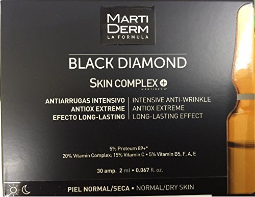 Martiderm piel complejo diamante negro 30 ampollas 2ml proteogycan 89+