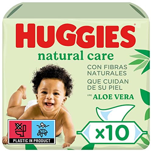 Huggies Natural Care - Toallitas para bebé, 560 toallitas