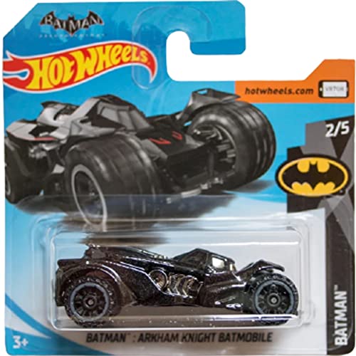 Hot Wheels Batman: Arkham Knight Batmobile Batman 2/5 (112/365) 2018 Short Card + Blister Protector Pack Friki Monkey